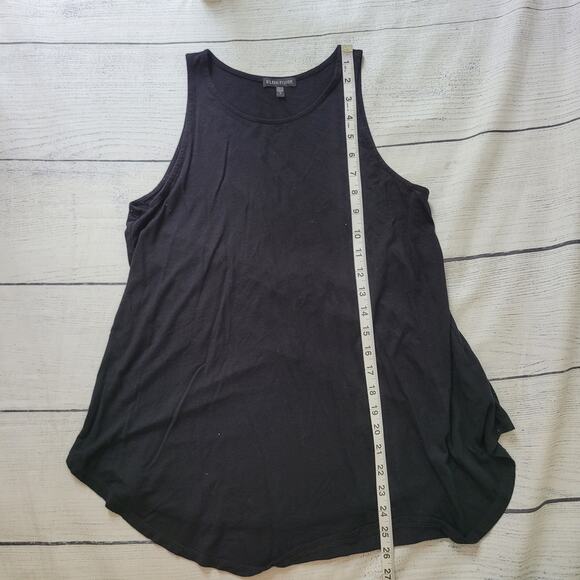 Eileen Fisher Black Scoop Neck Tank Top - Size S - Picture 3 of 5